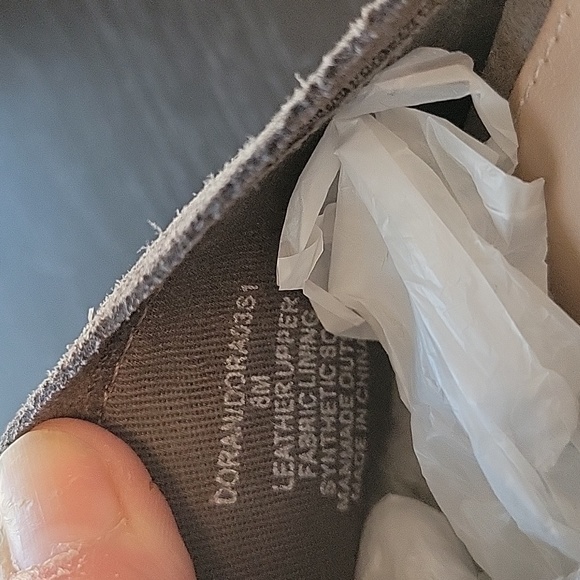 Steve Madden Doran/Dora Suede Gray Block Heeled Mules 8 - Picture 5 of 6